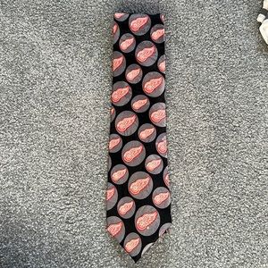 Red Wings Silk Tie